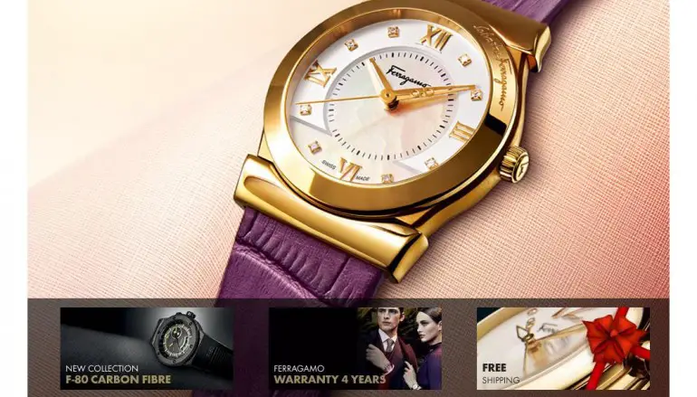 FERRAGAMO: E-SHOP PER TIMEPIECES