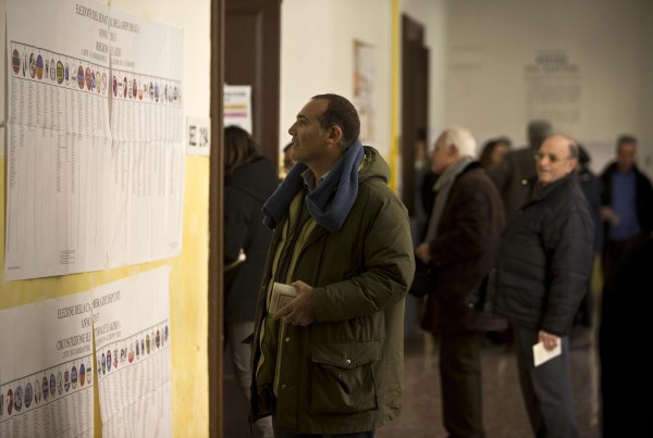 ©Ansa Massimo Percossi - italiani al voto