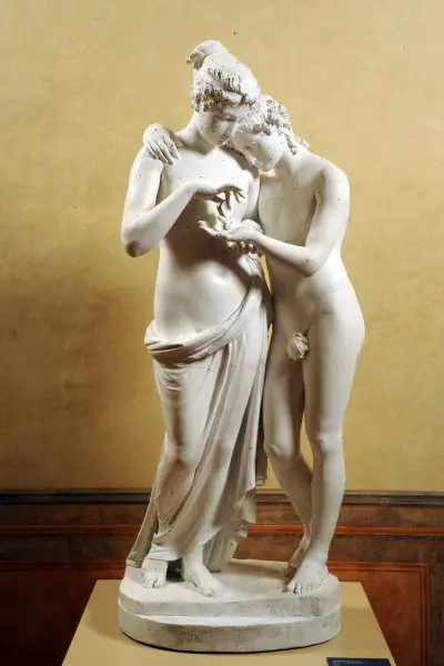 ©Antonio Canova, Amore e Psiche stanti gesso, 1800, Museo e Gipsoteca Antonio Canova, Possagno