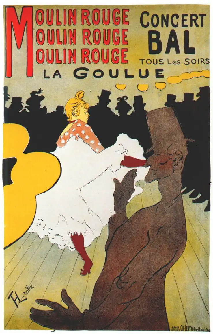 Manifesto pubblicitario di Henri de Toulouse-Lautrec