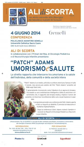 Al Gemelli Patch Adams Ma Che Cos E La Clownterapia