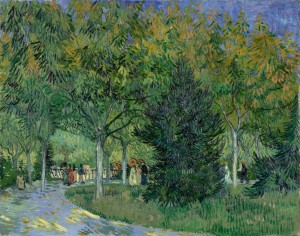 Vincent van Gogh Sentiero in un parco Olio su tela, cm 72,3 x 93 1888 Kröller-Müller Museum, Otterlo © Kröller-Müller Museum, Otterlo