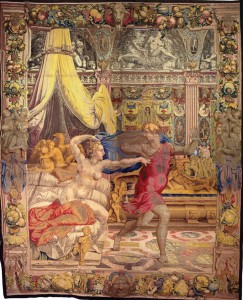Atelier di Nicolas Karcher Giuseppe fugge dalla moglie di Putifarre, 1548-1549 disegno e cartone di Bronzino Firenze, Soprintendenza Speciale Polo Museale 