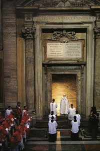 Giovanni Paolo II apre la Porta Santa