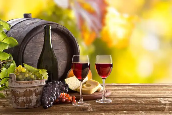 uva propeità nutrizionali vino