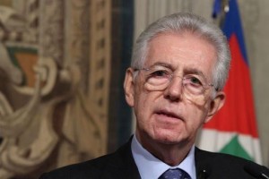 Nella foto Mario Monti