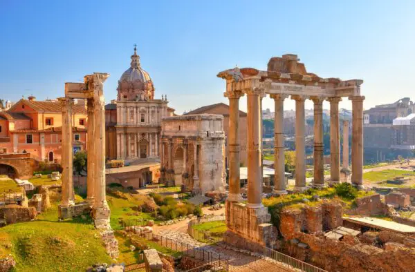 Roman ruins in Rome, Forum