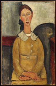 Amedeo Modigliani, Fanciulla in abito giallo, 1917 - © Pinacothèque de Paris 