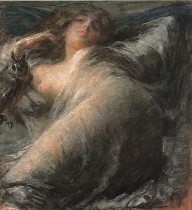 A.F. Visconti, Maghe persiane,1904, Lugano