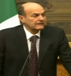 Bersani a Montecitorio questa mattina