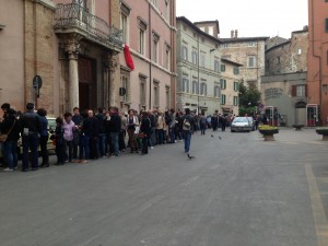 In fila per Marco Travaglio