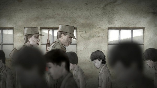 Shin wird von Lagerwärtern verhaftet