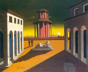 Giorgio de Chirico, Piazza d'Italia