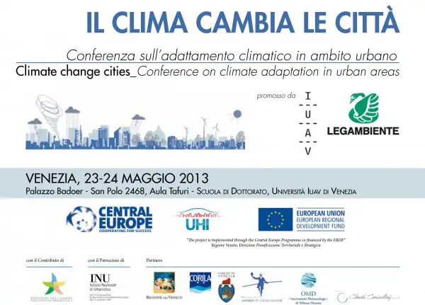 Il clima cambia le citta