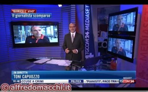 Alfredo Macchi alla conduzione del Tgcom24 Nuovo Giorno