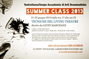 "SUMMER CLASS 2013" TeatroSenzaTempo Accademia di Arti Drammatiche