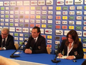 Prandelli in conferenza stampa