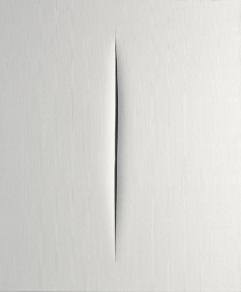 Lucio Fontana, Concetto Spaziale, Attesa. 1960 (particolare) Londra, Tate Modern