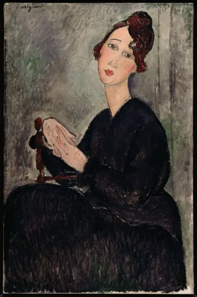 Amedeo Modigliani Ritratto di Dédie, 1918 Olio su tela; 92 x 60 cm (AM 3974 P) © Service de la documentation photographique du MNAM - Centre Pompidou, MNAM-CCI/Dist. RMN-GP 