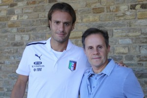 Alberto Gilardino con Emilio Buttaro @Franco Buttaro