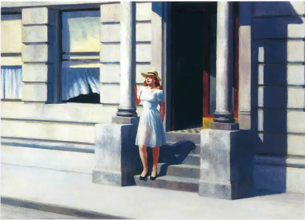 Edward Hopper, Summertime. Olio su tela, 1943