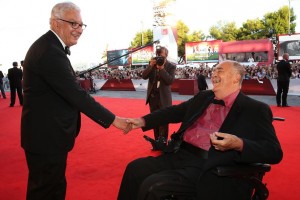 Paolo Baratta e Bernardo Bertolucci © la Biennale di Venezia - Foto ASAC