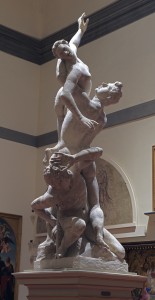 Il modello del Ratto della Sabina, a lavori ultimati, riconsegnano al Polo Museale Fiorentino