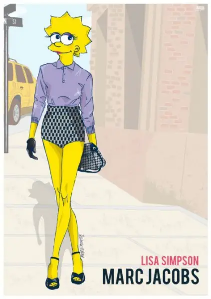 Lisa Simpson in Marc Jacobs