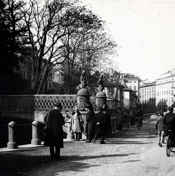 Arnaldo Chierichetti, Il ponte delle Sirenette di via S. Damiano, © Arnaldo Chierichetti