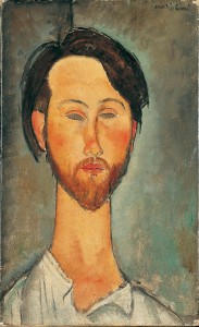 Amedeo Modigliani Ritratto di Zborowski 1916 Olio su tela, cm 46 x 27 Firmato in alto a destra © Pinacothèq ue de Paris /Fabrice Gousset