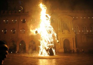 Rogo del Vecchione a Bologna