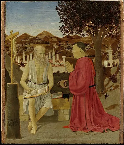 San Girolamo e un donatore