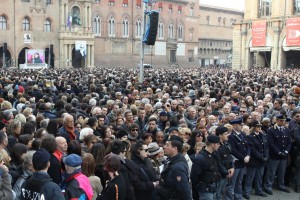 L'ultimo saluto a Lucio Dalla - Foto Franco Buttaro