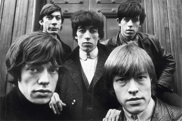 I Rolling Stones in Hanover Square  The Rolling Stones in Hanover Square  Londra / London, 1964  54,9 x 73 cm  © Terry O'Neill