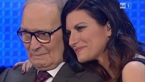 Pausini con Morricone