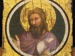 San Giovanni Battista (tondo), tempera su tavola, Firenze, Ente Cassa di Risparmio di Firenze
