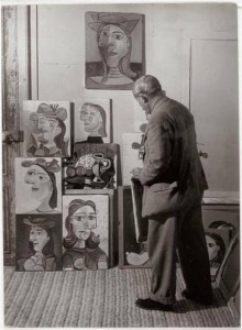 Pablo Picasso e i ritratti di Dora Maar. Fotografia, Brassaï, 1939