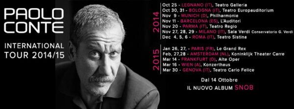 Tour 2014 di Paolo Conte