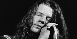 Janis Joplin With Eyes Closed During Performance