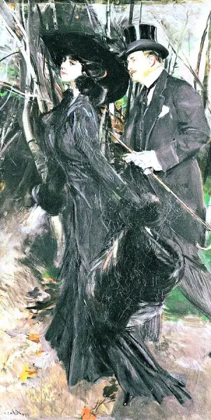 Giovanni Boldini, Passeggiata al Bois de Boulogne