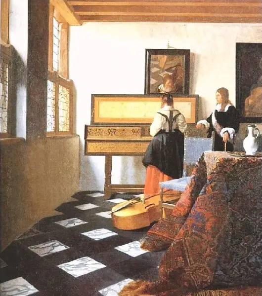 Jan Veermeer, Lezione di musica