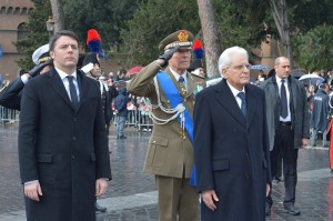 Mattarella con Renzi