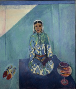 Zorah sulla terrazza. 1912 – 1913, olio su tela, Mosca, The State “A. S. Pushkin” Museum of Fine Arts            