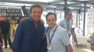 Christian De Sica con Emilio Buttaro