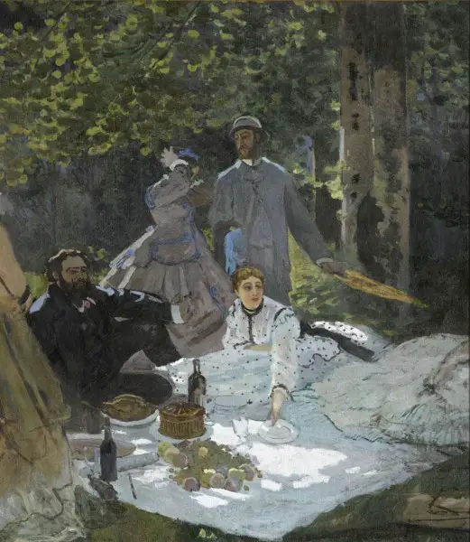 Claude Monet, Colazione sull’erba (1865-1866) - olio su tela; 248,7x218 cm Parigi, Musée d’Orsay 