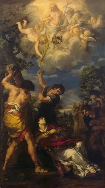 Martirio di Santo Stefano, Pietro da Cortona (1660 - Ermitage).