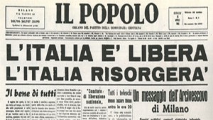 25 aprile 1945 liberazione d'Italia