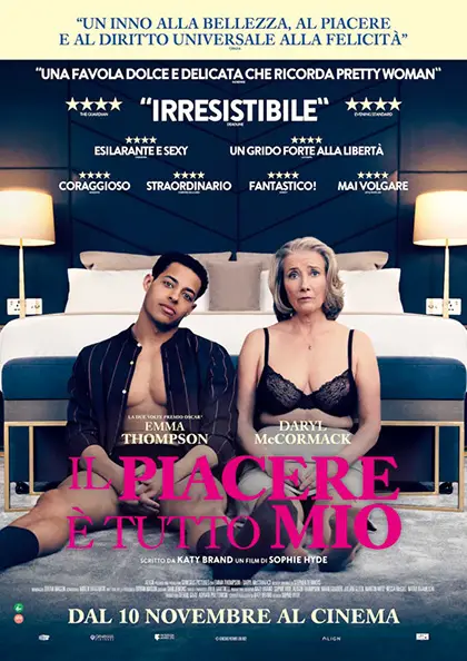 La locandina del film Il piacere è tutto mio 