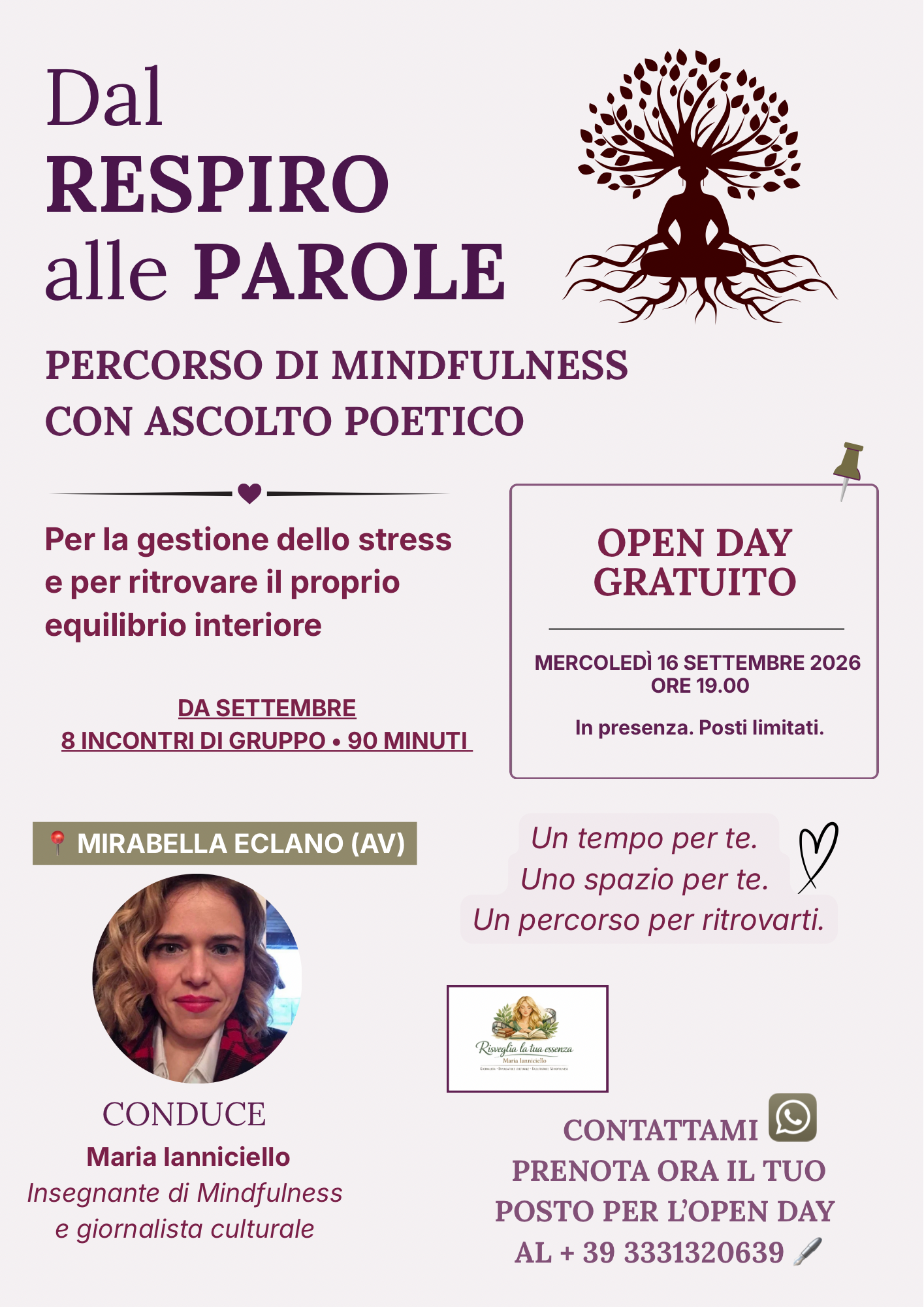 corso per gestire lo stress Avellino